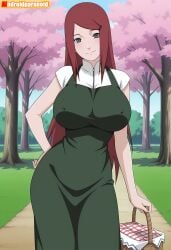kushina_uzumaki uzumaki_kushina naruto_(series) busty big_breasts large_breasts huge_breasts ass fat_ass big_ass large_ass huge_ass butt big_butt voluptuous curvy female female_only waist hips wide_hips legs cute thick_thighs thick_ass narrow_waist slim_waist aindroidparanoid ai_generated tagme 1girls breasts hi_res human hair