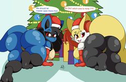 braixen from christmas by nr ac