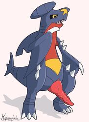 2020 animal_genitalia black_sclera blue_body erection feral front_view garchomp genital_slit genitals male male_only multitoned_body nintendo nude open_mouth penile_spines penis pink_background pokémon_(species) pokemon pokemon_(species) punkskunkart red_body sharp_teeth signature simple_background slit solo spikes spikes_(anatomy) standing tapering_penis teeth unusual_genitalia unusual_penis video_games yellow_body yellow_eyes