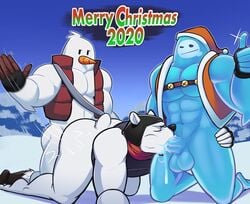 3boys abs all_fours anal anal_sex anthro ass bear bell belly_button big_ass big_balls big_butt biped carrot christmas closed_eyes clothed clothed_sex clothing cum cum_drip cum_in_mouth cum_inside cumming doggy_style elfein epic_games fellatio fortnite fur furry gay goo goo_creature grabbing grabbing_ass group group_sex half-dressed half_naked holding holding_ass holding_legs jacket jingle_bell male male/male male/male/male male_only mammal muscle muscles muscular muscular_male no_pants on_knees oral oral_sex pantless partially_clothed pecs penis polar_bear polar_patroller_(fortnite) precum red_clothing red_jacket rippley rippley_(fortnite) serious sex slap slapping slapping_ass slime slurp_(fortnite) snow snowman snowmando_(fortnite) spanking sparkle submissive_male tail thick_ass thick_thighs threesome trio vest video_games wackytoonbear white_fur