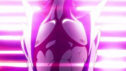 10s 1boy abs animated blue_hair breasts fabulous huge_pecs kill_la_kill lowres male_breasts male_focus male_only manservice mikisugi_aikurou muscular nipples sound tagme undressing video wide_hips