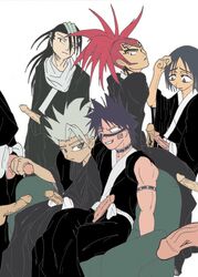 abarai_renji bleach byakuya_kuchiki gay hanataro_yamada hisagi_shuuhei hitsugaya_toushirou kuchiki_byakuya male male_only multiple_boys penis renji_abarai shuhei_hisagi toshiro_hitsugaya trainer trainer_(artist) yamada_hanatarou yaoi