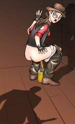 1boy 1girls 2d being_watched female femsniper human human_female human_male male pissing rule_63 sniper sniper_(team_fortress_2) spy_(team_fortress_2) tagme team_fortress_2