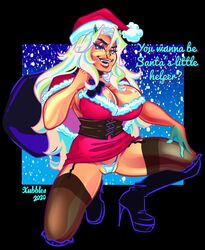 costume female female_only gem_(species) jasper_(steven_universe) santa_costume solo steven_universe tagme xxxubbles