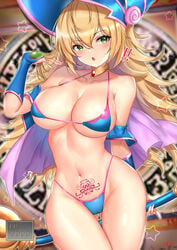 1girls big_breasts cyi cyicheng dark_magician_girl duel_monster female female_focus female_only long_hair magical_girl shounen_jump tagme yu-gi-oh! yu-gi-oh!_duel_monsters