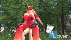 1boy 1girls 3d 3d_(artwork) animal_humanoid animated anthro anthro_penetrated avian avian_humanoid balls balls_deep big_breasts big_penis blaziken breasts digital_media_(artwork) duo female female_focus female_on_top g-lover genitals human human_on_anthro human_penetrating human_penetrating_anthro humanoid interspecies male male/female mammal nintendo no_sound outdoors penis pokemon pokemon_(species) video webm