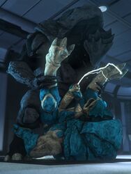 3d absurd_res alien anal anal_sex bodily_fluids cum cum_while_penetrated cumshot duo ejaculation foreskin genital_fluids genitals grin hi_res humanoid_genitalia humanoid_penis krogan leg_grab male male/male male_penetrated male_penetrating male_penetrating_male mass_effect masturbation muscular muscular_male nude open_mouth orgasm partially_retracted_foreskin penetration penile penile_masturbation penis piledriver_position rooking sex smile source_filmmaker uncut video_games yaoi yellow_eyes