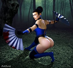 1girls 3d 3d_(artwork) ass big_ass big_breasts black_hair blue_clothing breasts busty cleavage cleavage_cutout clothed clothes clothing dat_ass edenian female female_focus female_only fit fully_clothed gloves huge_breasts kitana large_ass large_breasts leotard long_gloves long_hair midway mortal_kombat mortal_kombat_4 mortal_kombat_gold netherrealm_studios pose posing princess realistic signature solo standing thick_ass thighhighs thin_waist voluptuous wide_hips zabzarock