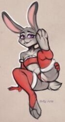 2020 anthro ass clothing clothing_aside disney evilymasterful female fur genitals grey_body grey_fur judy_hopps lagomorph leporid mammal panties panties_aside presenting presenting_hindquarters purple_eyes pussy rabbit simple_background sitting solo stockings underwear underwear_aside zootopia