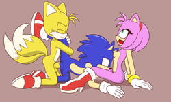 1futa 2boys amy_rose anal anal_sex balls bisexual bisexual_male blowjob breasts female fox furry furry_only futa_on_male futanari green_eyes hedgehog kamikiller nipples nude penis sonic_(series) sonic_the_hedgehog spitroast tails yaoi