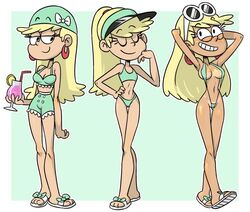 1girls 2019 armpit bikini blonde_hair breasts centinel303 cleavage closed_eyes drink eyewear_on_head feet female female_only glasses_on_head half-closed_eyes hat holding_drink human human_only legs leni_loud multiple_poses nickelodeon sandals skinny sling_bikini slingshot_swimsuit small_waist smile straight_hair sunglasses sunglasses_on_head swimsuit swimwear tan tan_lines tanline tanlines the_loud_house thigh_gap thighs thin thin_waist
