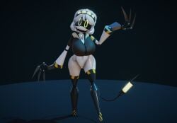 3d 3d_(artwork) 3d_model big_ass big_breasts big_butt big_thighs female_only ghastlypann murder_drones robot thick_thighs v_(murder_drones)