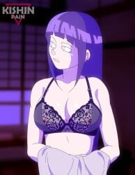 1girls bra female female_only hyuuga_hinata kishinpain naruto naruto_(series) naruto_shippuden solo tagme underwear undressing