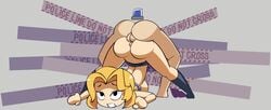 1boy animated ass blonde_hair female hooligan_sister_e hooligan_sisters mighty_switch-a-lot_(minus8) mighty_switch_force minus8 petite sex simple_background tagme twintails uncensored wayforward