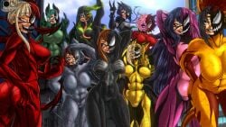 10girls 6+girls abs agony_(spider-man) big_breasts bluewolfartista body_modification brainwashing carnage_(marvel) corruption female female_only himiko_toga huge_breasts kyoka_jiro large_ass large_breasts lasher lasher_(spider-man) lips mandalay mid-transformation mina_ashido mind_control momo_yaoyorozu multiple_girls muscular muscular_female my_hero_academia nemuri_kayama ochako_uraraka personality_change phage_(spider-man) pixie_bob ragdoll_(my_hero_academia) riot_(marvel) scream_(marvel) shino_sousaki sleeper_(marvel) smile symbiosis symbiote thick_thighs tomoko_shiretoko toned_stomach toxin_(marvel) transformation tsuchikawa_ryuuko tsuyu_asui venomized wide_hips yaoyorozu_momo