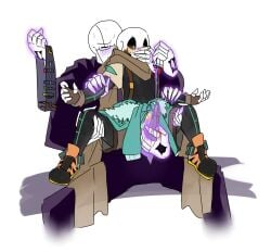 2boys 2d :3 artist_request gay humanoid ink_sans_(fan_character) jakei male male_only sans sans_au sex size_difference tagme tagme_(artist) undertale_(series) xtale xtale_gaster