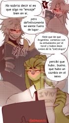 2boys argentina_(countryhumans) brazil_(countryhumans) comic comic_page countryhumans couple gay kinky_naty male panel spanish_text