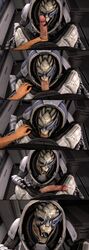 2boys 3d absurd_res alien alien/human armor balls balls_deep big_penis bodily_fluids cheap-wazoo clothed clothed_sex clothing commander_shepard cum cum_in_mouth cum_inside cum_on_face cum_on_tongue deepthroat digital_media_(artwork) duo fellatio first_person_view garrus_vakarian gay genital_fluids genitals hand_on_leg hand_on_thigh hi_res holding_penis human human_penetrating humanoid_genitalia humanoid_penis interspecies kneeling licking light-skinned_male male male/male male_only male_penetrated male_penetrating male_penetrating_male maleshep mammal mass_effect multiple_images oral penetration penile penis penis_lick sex sitting source_filmmaker tongue tongue_out turian video_games xenophilia yaoi