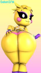 3d animatronic ass big_ass big_butt bottom_heavy bubble_butt fat_ass female female_only five_nights_at_freddy's five_nights_at_freddy's_2 hand_on_ass huge_ass large_ass looking_at_viewer looking_back oakensfm sfm thick_ass thick_thighs thong toy_chica_(eroticphobia) toy_chica_(fnaf) tramp_stamp wide_hips woodworksfm yellow_body