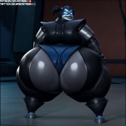 1girls 4k ai_generated bbw belly big_ass big_belly big_breasts big_butt breasts curvy curvy_female curvy_figure fat female female female_only helga_(ratchet_and_clank) highres huge_thighs large_ass large_breasts machine massive_thighs matronai_(artist) obese obese_female overweight overweight_female patreon patreon_username pinup ratchet_and_clank robot solo solo_female solo_focus sony_interactive_entertainment ssbbw stable_diffusion thick thick_ass thick_hips thick_thighs twitter_username video_games voluptuous wide_hips