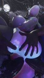 1girls 3d anal big_ass big_penis creepypasta dark-skinned_male dark_skin double_penetration female interracial large_breasts male mr.moo rule_63 slenderman slenderwoman threesome vaginal_penetration