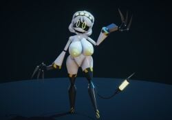 3d 3d_(artwork) 3d_model big_ass big_breasts big_butt big_thighs female_only ghastlypann murder_drones robot thick_thighs v_(murder_drones)