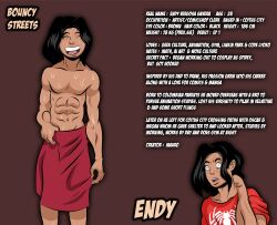 abs blush bouncy_streets_(comic) endy_vergosa geek holding_towel latino long_hair male_only marvel marvel_comics mauro_(artist) muscular muscular_male nerd pecs shiin_(edit) spider-man