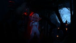 3d andrewshkasfm fiddlesticks forest league_of_legends naughty_face night nude riot_games sfm smaller_female source_filmmaker tristana yordle