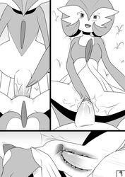 1boy 1girls 2013 anthro arch_position big_penis blush bodily_fluids breasts cervix chest_spike comic duo erection female gallade gardevoir genital_fluids genitals grass greyscale happy_female happy_sex humanoid internal lying male missionary_position monochrome motion_lines nintendo on_back open_mouth penetration penile penile_penetration penis penis_in_pussy plant pokémon_(species) pokemon pokemon_(species) pussy pussy_juice pussy_juice_on_leg sex shagging spikes spikes_(anatomy) standing stomach_bulge straight tapering_penis uterus vaginal_penetration video_games yuu_h