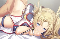 1boy 1girls animated annoyed annoyed_expression bed big_breasts big_thighs bradamante_(fate) breasts clothed_sex cum cum_in_pussy cum_inside fate_(series) female large_breasts large_thighs leotard male moaning nipples nude nude_male pussy sex sound tagme thick_thighs uzuki_karasu vaginal_penetration video voice_acted webm