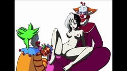 animated clown doctorcursed killer_klown no_sound tagme video white_background white_skin