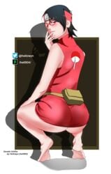 sarada uchiha from boruto: naruto next generations by hell904