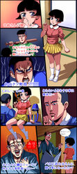 00s 1girls 3boys aged_up angry ass bald bare_arms baseball_bat black_eyes black_hair blue_eyes blush book breasts brother_and_sister chair clenched_teeth closed_eyes clothed clothing comic desk dialogue dropping dropping_object father_and_daughter glasses heart_attack highres hiroshi_nakajima holding_baseball_bat housecoat humor index_finger_raised indoors japanese_text katsuo_isono lamp looking_at_another male male_only masao medium_breasts mole moustache multiple_boys naive namihei_isono open_mouth pain panties pantyshot pantyshot_(standing) parent pleated_skirt poster rolling_eyes sazae-san screaming sexually_ignorant shirt short_hair siblings sitting skirt socks speech_bubble standing sweat sweatdrop teeth text thighs thinking tongue translated trembling underwear v_arms very_short_hair wakame-chan wakame_isono white_panties