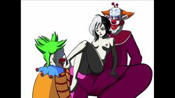 animated clown doctorcursed killer_klown no_sound tagme video white_background white_skin