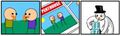 comic crossover cyanide_and_happiness frosty_the_snowman male male_only tagme webcomic