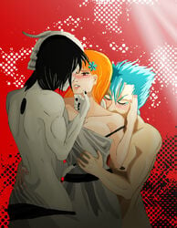 bleach grimmjow_jaegerjaquez inoue_orihime tagme ulquiorra_cifer