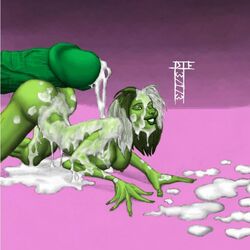 1girls 2003 big_breasts breasts bukkake cum cum_covered die female female_focus giant_penis green_hair green_skin hulk hulk_(series) incest male male/female marvel marvel_comics nipples nude penis she-hulk veiny_penis