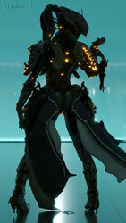 mesa (warframe) from warframe by henrakio