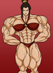 avatar_the_last_airbender azula extreme_muscles large_breasts muscular muscular_female rssam000 swimsuit tagme