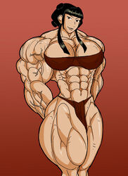 avatar_the_last_airbender large_breasts mai_(avatar) muscular muscular_female rssam000 swimsuit tagme