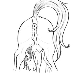 1:1 anatomically_correct anatomically_correct_anus anatomically_correct_genitalia anatomically_correct_pussy animal_genitalia animal_pussy anus ass couldnotparseline crotchboobs equid equine equine_anus equine_pussy female feral genitals hi_res horse looking_at_viewer mammal monochrome presenting presenting_hindquarters presenting_pussy pussy raised_tail rear_view solo