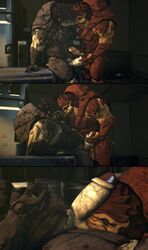 3d alien balls balls_on_face cheap-wazoo duo erection foreskin genitals head_grab hi_res humanoid_genitalia humanoid_penis kissing krogan male male/male mass_effect multi_balls multi_genitalia multiple_images muscular muscular_male nude partially_retracted_foreskin penis penis_grab penis_on_face retracted_foreskin source_filmmaker uncut video_games yaoi