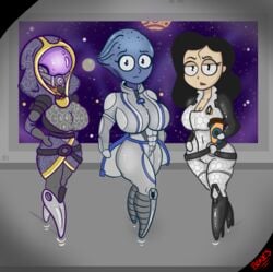 liara t'soni from mass effect by bigbonesart