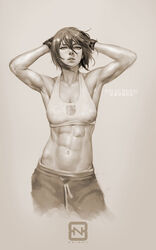 mikasa ackerman from attack on titan by neight