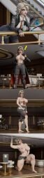 3d 3d_(artwork) abs absurd_res ass ass_expansion big_ass big_breasts breast_expansion breasts clothes_ripping comic comic_strip ctgiantess epic_games female fortnite fortnite:_battle_royale giantess giantess_growth growing growth growth_sequence huge_breasts joni_(fortnite) lipstick muscle_growth muscles muscular muscular_arms muscular_female muscular_legs muscular_thighs nude piercing sequence showing_off