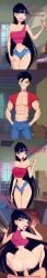 1boy 4kids_entertainment ai_generated anal coercion crop_top denim_shorts large_breasts multiple_images musa musa_(winx_club) nickelodeon rainbow_(animation_studio) rape text winx_club zfivefan