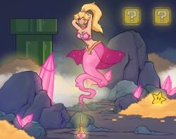 belly_dancer belly_dancer_outfit djinn fantasy genie genie_girl genie_lamp lamp magic mario_(series) princess_peach super_mario_bros.