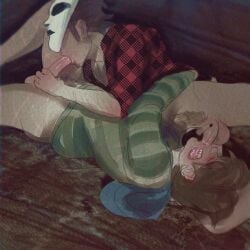 2boys 69 69_position creepypasta creepypastasmut fellatio gay gay_sex homosexual homosexual_sex male male/male marble_hornets masky oral oral_sex sex tagme ticci_toby ticcimask yaoi