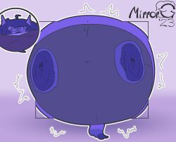 big_breasts blueberry_inflation breasts mirrorgs sunken_head sunken_limbs thick_thighs wide_hips