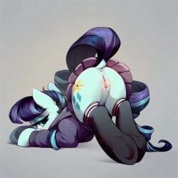 ai_generated ass coloratura_(mlp) cutie_mark earth_pony equid equine female female_only feral feral_only friendship_is_magic hasbro hooves horse mammal my_little_pony pony pussy